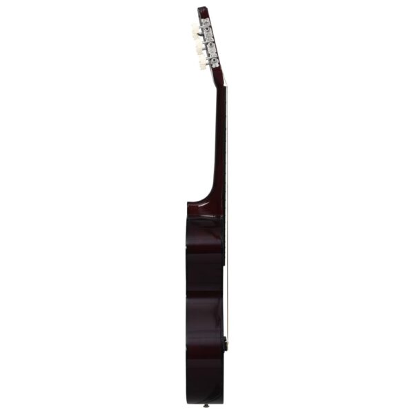 Guitarra clássica iniciantes/crianças 1/2 34" madeira de tilia - Image 3