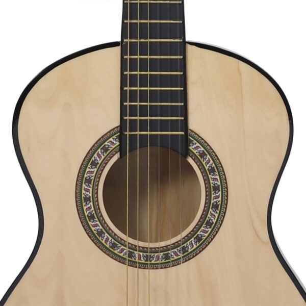 Guitarra clássica iniciantes/crianças 1/2 34" madeira de tilia - Image 5