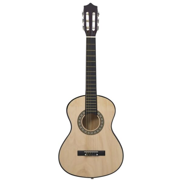 8 pcs conjunto guitarra clássica crianças/iniciantes 1/2 34" - Image 6