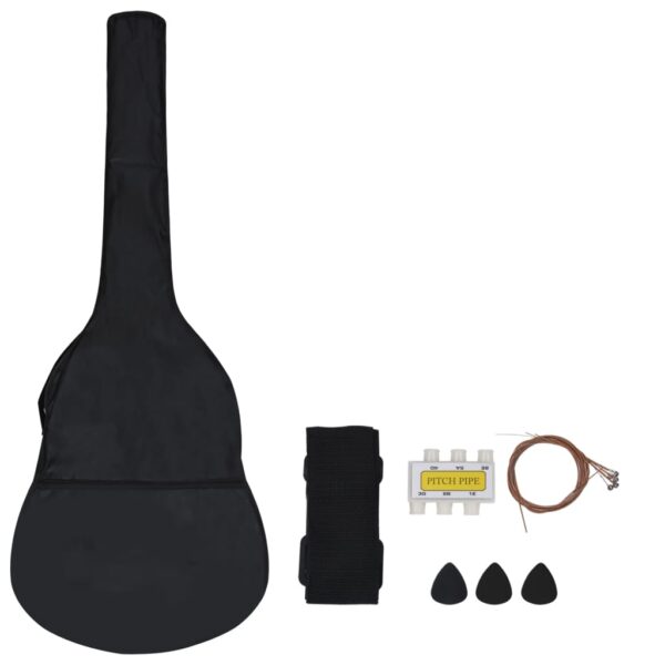 8 pcs conjunto guitarra clássica para iniciantes 1/2 34" - Image 3