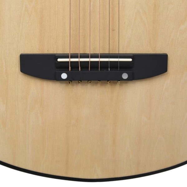 Guitarra acústica cutaway com 6 cordas 38" madeira de tília - Image 6
