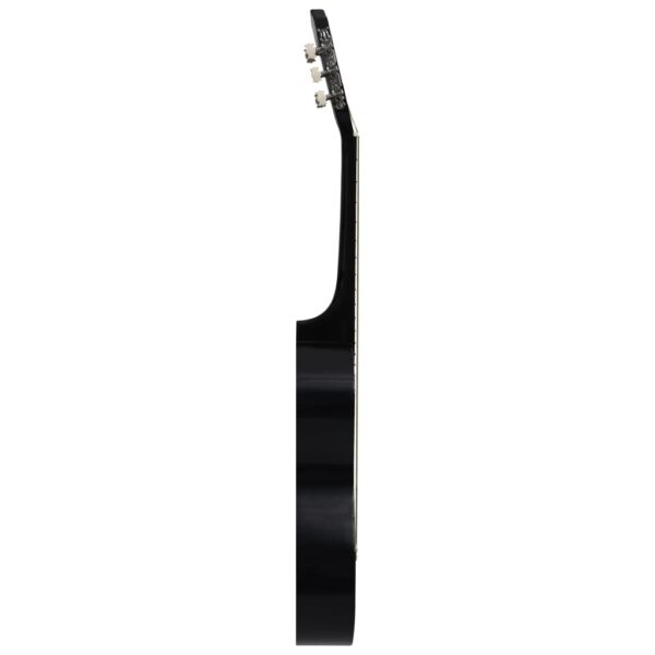 12 pcs conjunto de guitarra clássica com 6 cordas 38" preto - Image 8