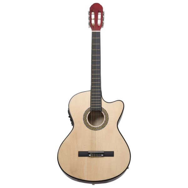 Guitarra clássica cutaway com equalizador e 6 cordas - Image 2