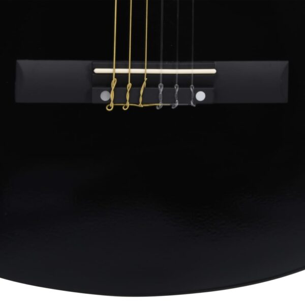 12 pcs conjunto de guitarra com equalizador e 6 cordas preto - Image 11