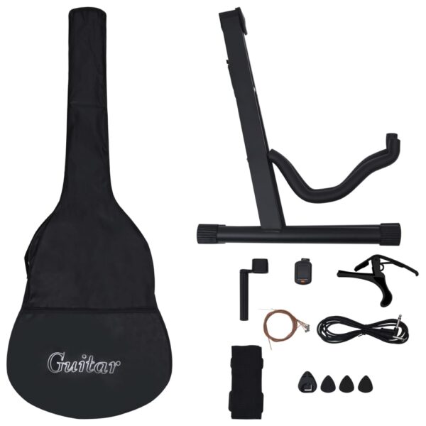 12 pcs conjunto de guitarra com equalizador e 6 cordas azul - Image 4