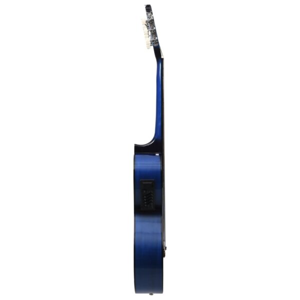 12 pcs conjunto de guitarra com equalizador e 6 cordas azul - Image 8