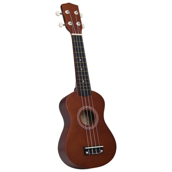 Conjunto ukulele soprano infantil c/ saco madeira escura 21" - Image 5