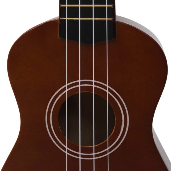 Conjunto ukulele soprano infantil c/ saco madeira escura 21" - Image 9