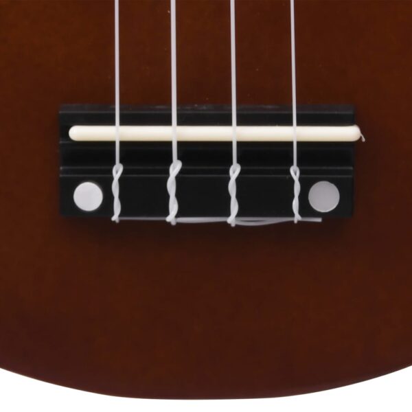 Conjunto ukulele soprano infantil c/ saco madeira escura 21" - Image 10