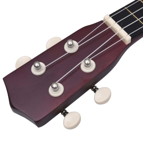 Conjunto ukulele soprano infantil c/ saco madeira escura 21" - Image 8