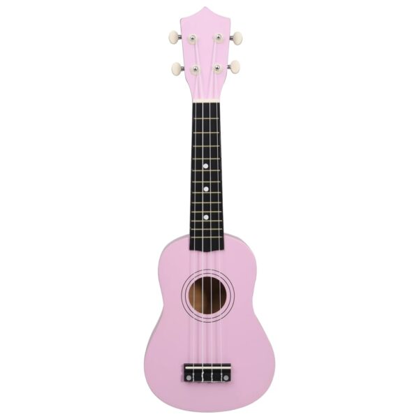 Conjunto ukulele soprano infantil com saco 21" rosa - Image 6