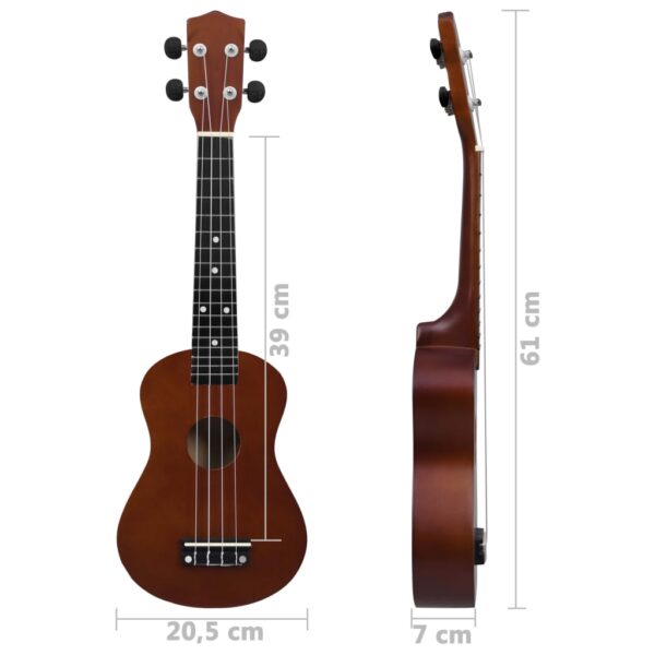 Conjunto ukulele soprano infantil c/ saco madeira clara 23" - Image 11