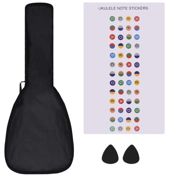 Conjunto ukulele soprano infantil c/ saco madeira clara 23" - Image 3