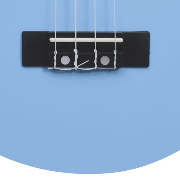 Conjunto ukulele soprano infantil com saco 23" azul-bebé - Image 10