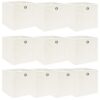 Caixas de arrumação 10 pcs 32x32x32 cm tecido branco