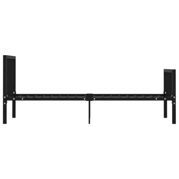 Estrutura de cama 90x200 cm metal preto - Image 4