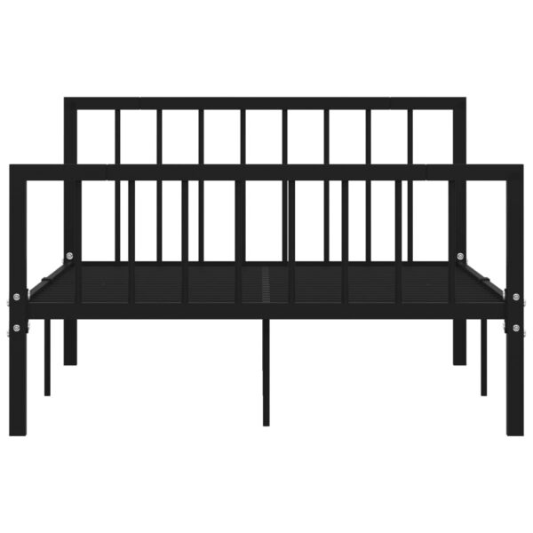 Estrutura de cama 120x200 cm metal preto - Image 3