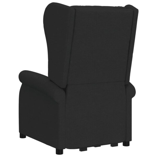 Poltrona de massagens elevatória tecido preto - Image 5
