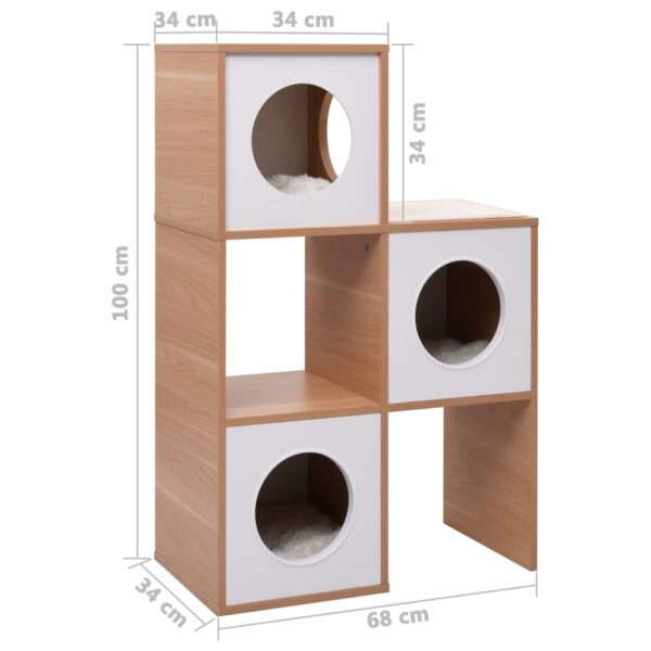 Casa para gatos com tapete arranhador sisal 100 cm - Image 15