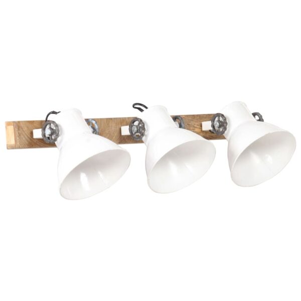 Candeeiro de parede industrial 65x25 cm E27 branco - Image 2
