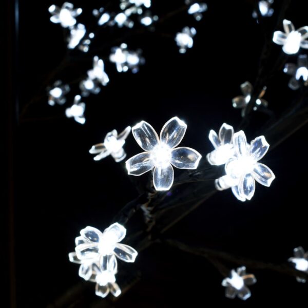 Árvore de Natal 2000 LED flor cerejeira luz branco frio 500 cm - Image 6