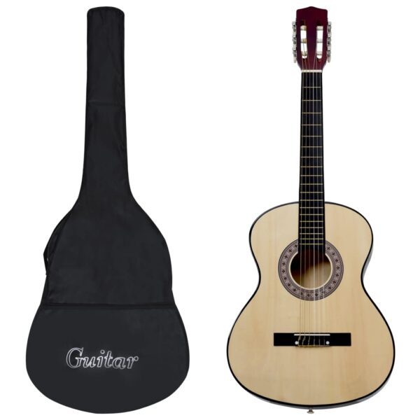 Guitarra clássica para iniciantes com saco 4/4 39"