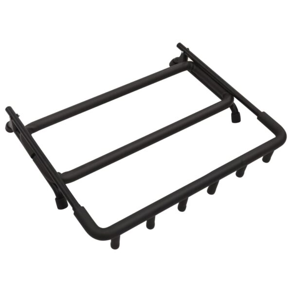 Suporte dobrável para guitarras 5 secções 74x41x66 cm aço preto - Image 6