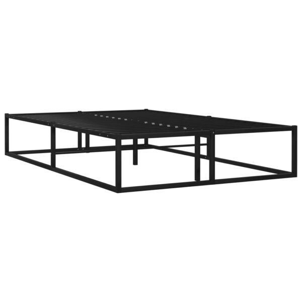 Estrutura de cama 120x200 cm metal preto - Image 2