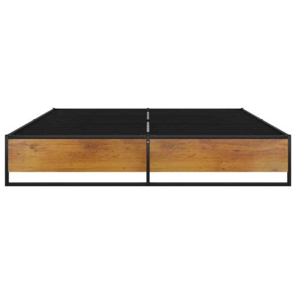 Estrutura de cama 180x200 cm metal preto - Image 3