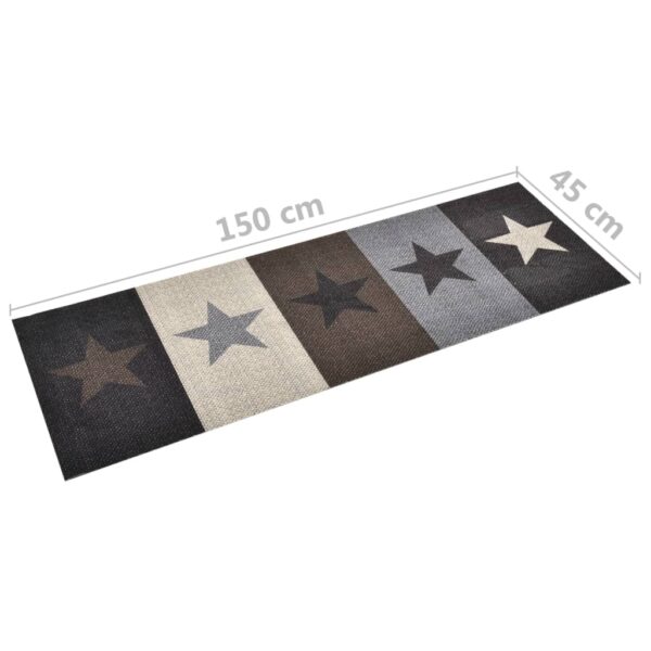 Tapete de cozinha lavável com design estrelas 45x150 cm - Image 5