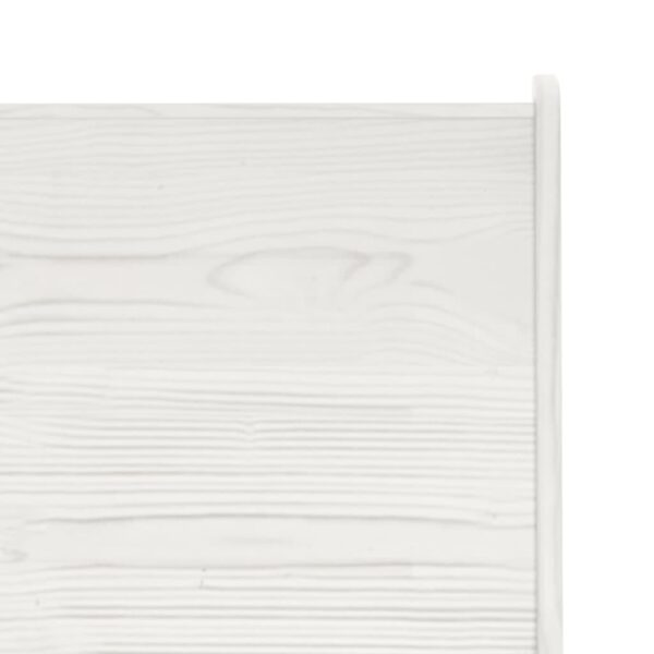 Banco de canto REINE 151 cm pinho maciço branco - Image 3