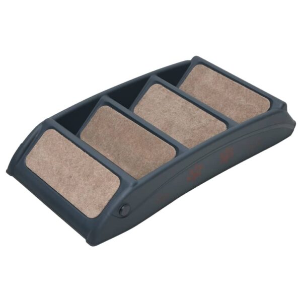 Escada para cães dobrável com 4 degraus cinzento-escuro - Image 5