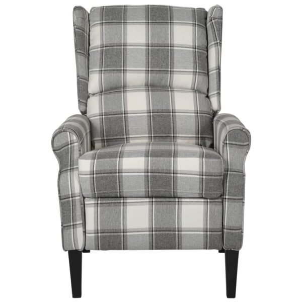 Poltrona de massagens reclinável tecido branco - Image 2