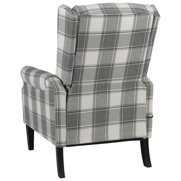 Poltrona de massagens reclinável tecido branco - Image 4