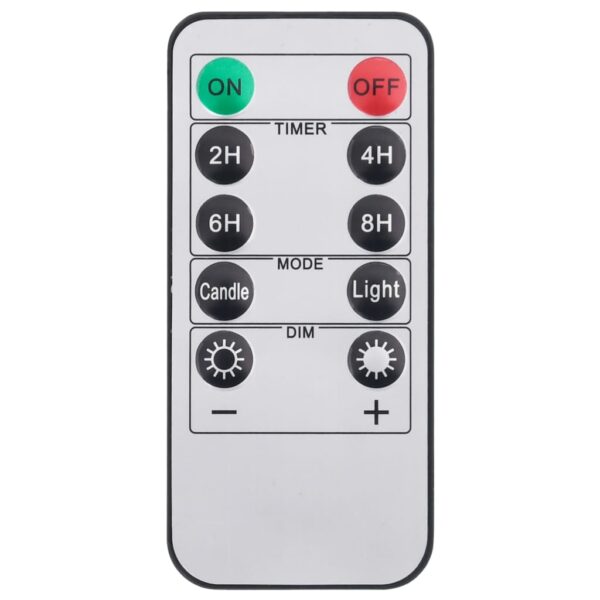 Velas LED sem chama 24 pcs c/ controlo remoto branco quente - Image 7