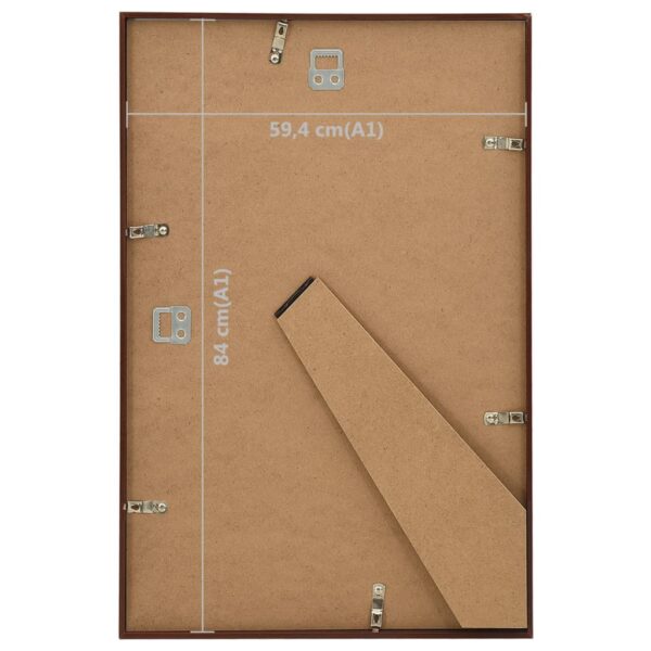 Molduras para parede ou mesa 3 pcs 59,4x84 cm MDF cor bronze - Image 7