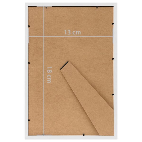 Molduras para mesa 5 pcs 13x18 cm MDF branco - Image 8