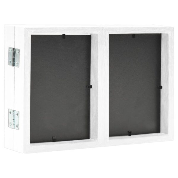 Moldura com três dobras 28x18 cm+2x(13x18 cm) branco - Image 4