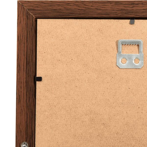 Moldura para 10 (10x15 cm) fotografias MDF castanho-escuro - Image 5