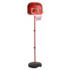Conjunto jogo de basquetebol infantil ajustável 160 cm