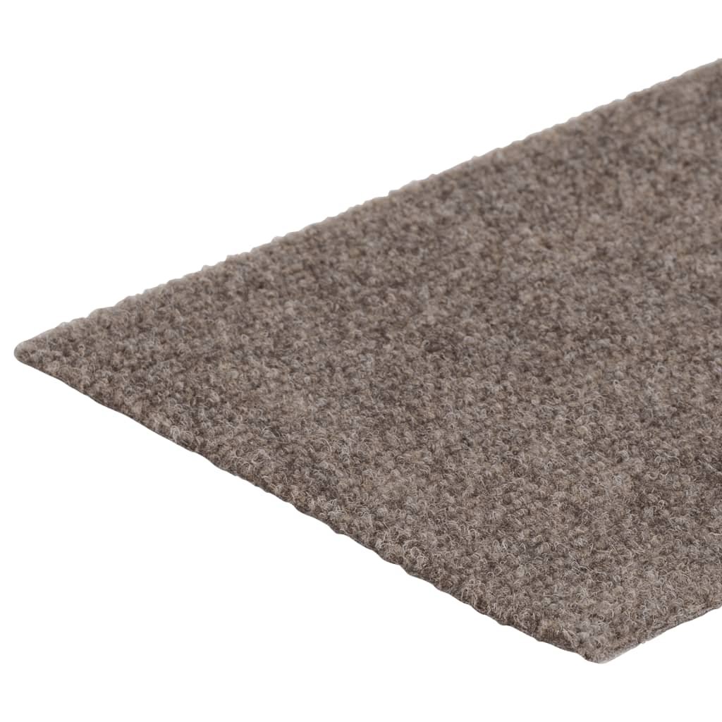 Tapetes escada adesivos retangulares 15 pcs 76x20 cm cor creme - Image 5