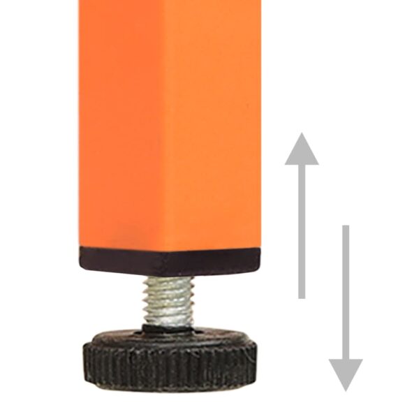 Armário de arrumação aço 80x35x101,5 cm laranja - Image 6