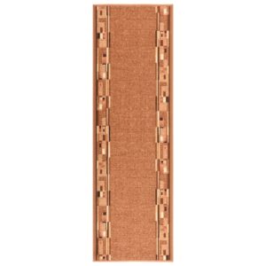 Tapete/passadeira antiderrapante 67x250 cm castanho