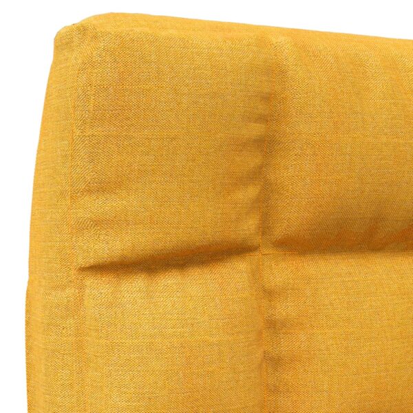 Colchão/cadeira de piso dobrável tecido amarelo mostarda - Image 6