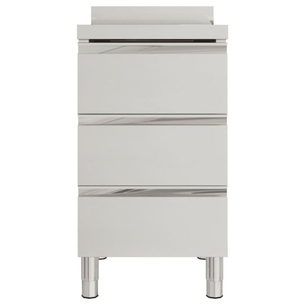Armário para cozinha comercial c/ 3 gavetas aço inoxidável - Image 3