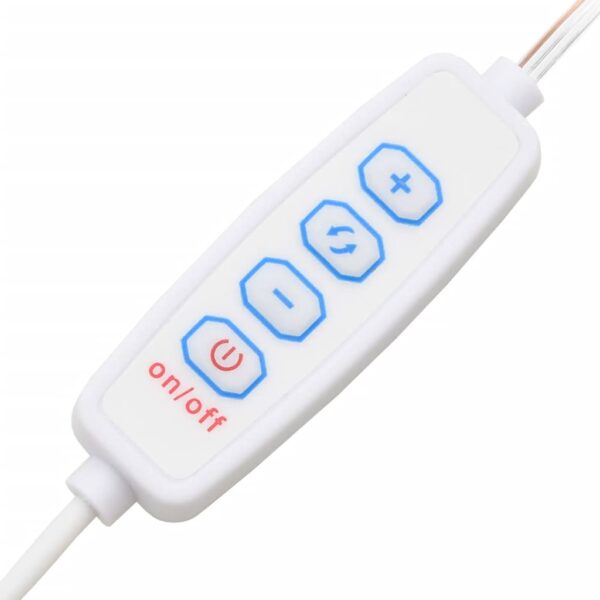 Armário espelhado com LED 60x31,5x62 cm branco brilhante - Image 9
