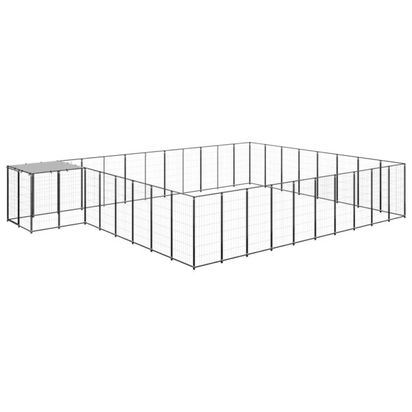 Canil 25,41 m² aço preto