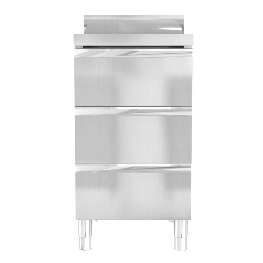 Armários de cozinha comerciais 3 pcs aço inoxidável - Image 2