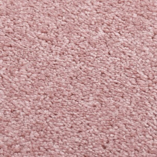 Tapete de pelo curto 80x150 cm rosa - Image 3