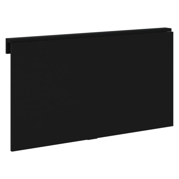 Mesa de parede dobrável 100x60x56 cm derivados de madeira preto - Image 4